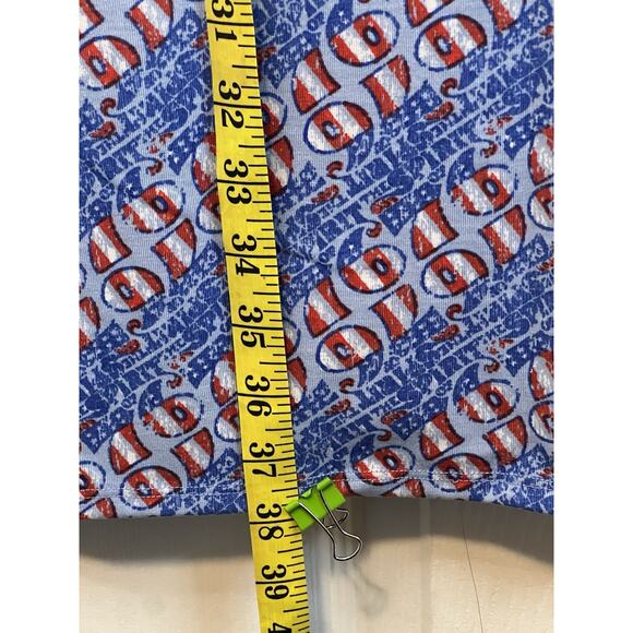 LuLaRoe Julia Women's Size XXS Half Sleeve Fourth Of July Themed Dress NWT - Picture 12 of 15